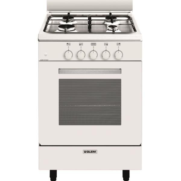 Cuisinière gaz GA551GWH - GLEM